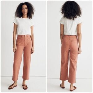 Madewell Emmett 2.0 wide leg crop pants Trousers